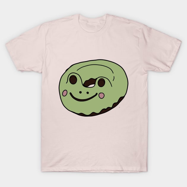 froggy Kawaii Donut T-Shirt by CAFFEIN